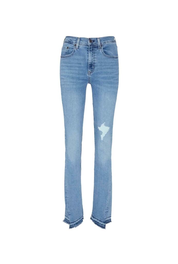 Eine Marken-724-High-Rise-Streight-Jeans in indigo von LEVI´S