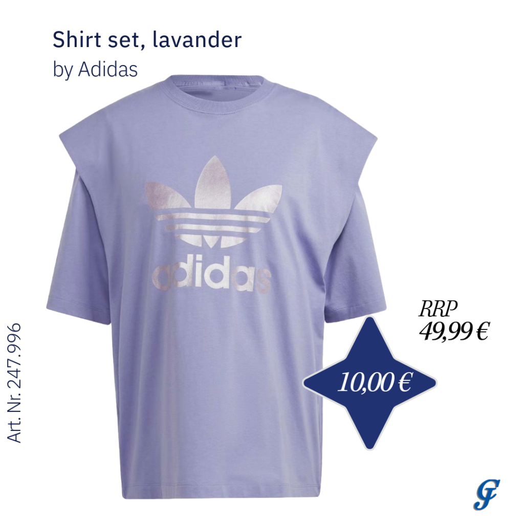 Lavender shirt set by Adidas – Wholesale women's shirts and activewear