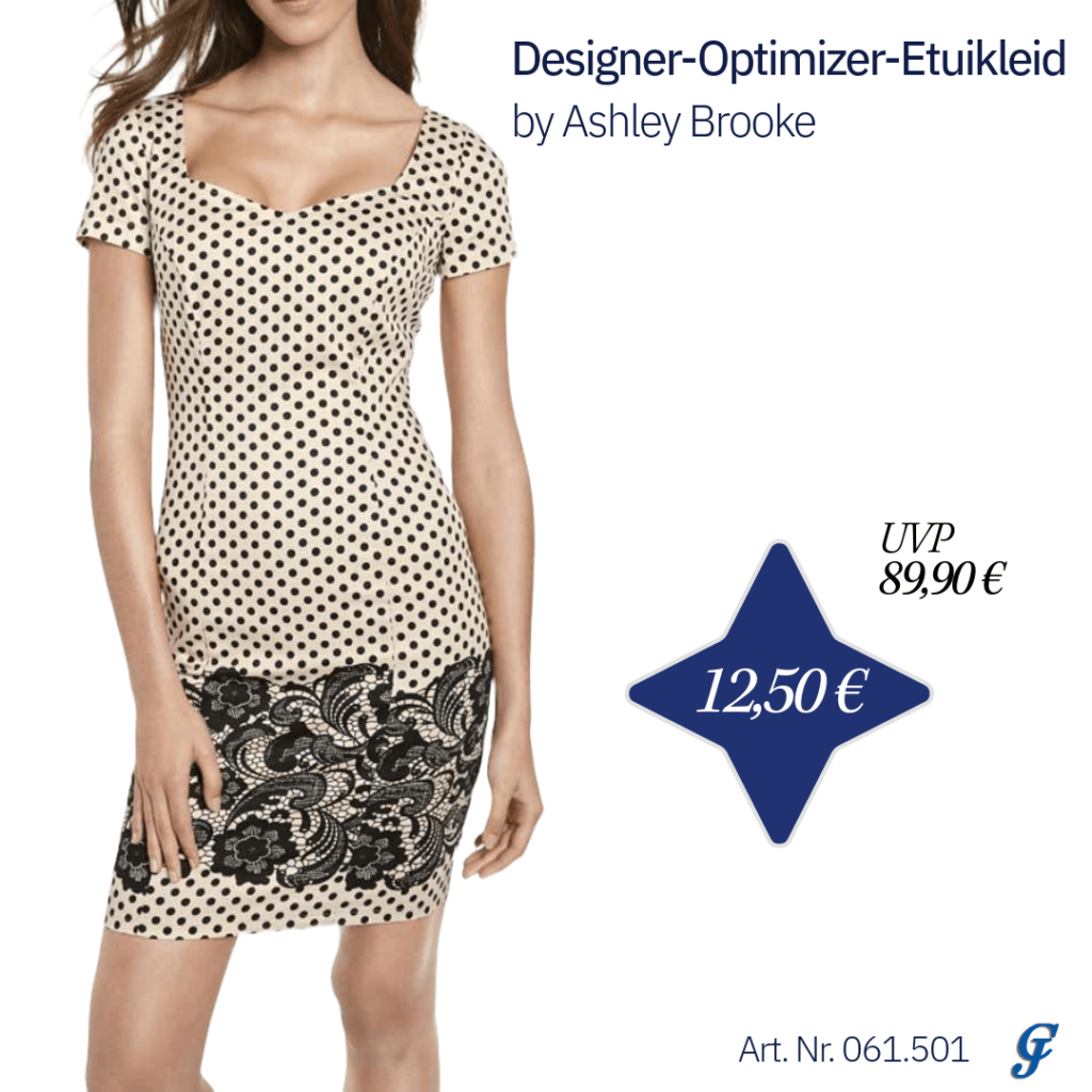 Elegantes Designer-Etuikleid von Ashley Brooke