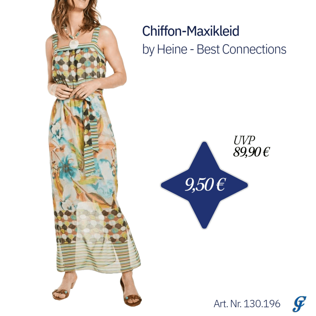 Fließendes Chiffon-Maxikleid von Heine – Best Connections